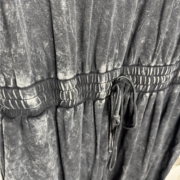 PROMESA True To You Acid Wash Charcoal Drawstring Jumpsuit Size XXL Vintage Wash - Picture 6 of 6